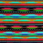 Baja Southwest Native American Fleece Fabric	